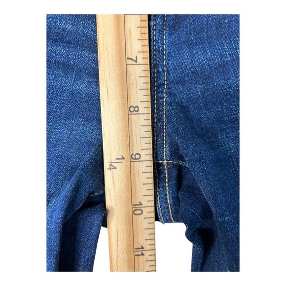 American Eagle Jeans Womens Size 4 Short Curvy High Rise Skinny Kick Dark Wash - Picture 9 of 13